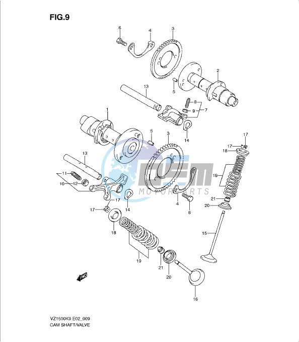 CAMSHAFT - VALVE