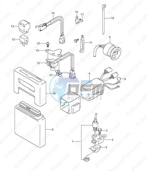 PTT Switch Engine Control Unit