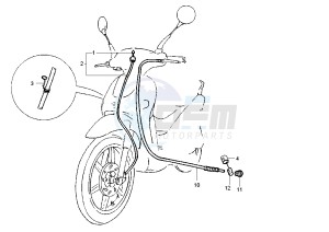 SKIPPER 4T 125-150 drawing Control Cables