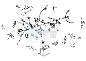 SENDA SM EURO2 - 125 cc drawing WIRING HARNESS