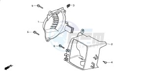 PK50M drawing SHROUD/ FAN COVER