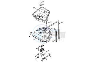 BW'S 100 drawing FUEL TANK