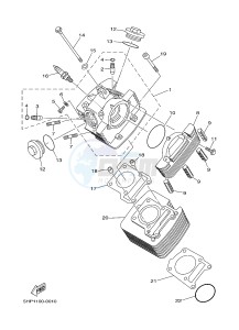 TT-R125 TT-R125LW (2CP6) drawing CYLINDER