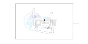 VT750C9 E / KMH drawing CHROME RADIATOR