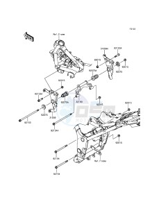 NINJA_300_ABS EX300BFFA XX (EU ME A(FRICA) drawing Engine Mount