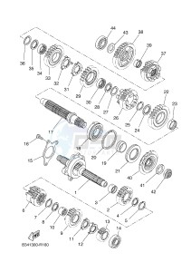 MTM690 XSR700 (B34A B34A B34A B34A B34A) drawing TRANSMISSION