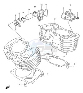 VL800 (E2) VOLUSIA drawing CYLINDER