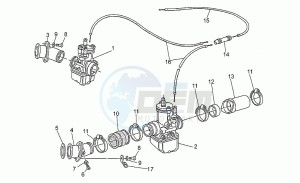 Targa 750 drawing Fuel supply