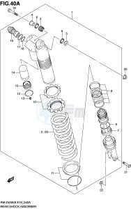 RM-Z450 (E19) drawing REAR SHOCK ABSORBER (RM-Z450L0 L1)