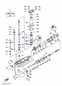 F50A drawing LOWER-CASING-x-DRIVE