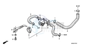 CBR600RAA F / CMF drawing AIR INJECTION CONTROL VALVE