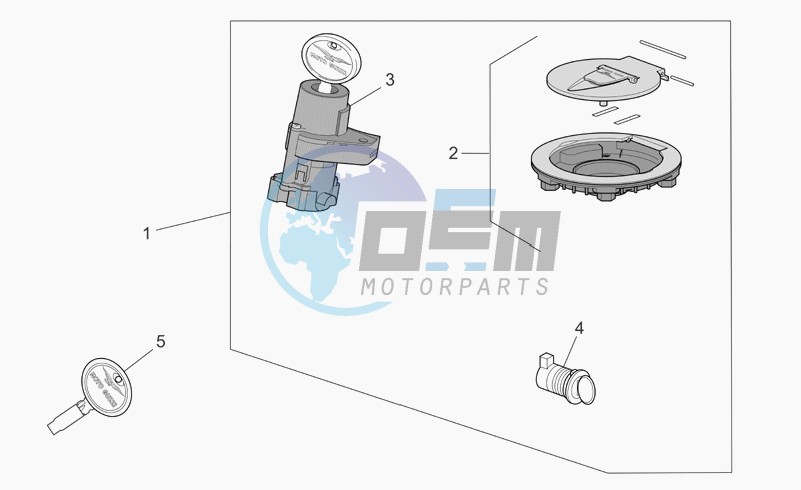 Lock hardware kit