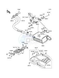 ER-6N ER650C9F GB XX (EU ME A(FRICA) drawing Muffler(s)