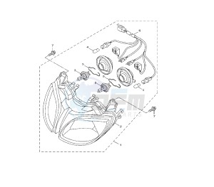 HW XENTER 125 drawing HEADLAMP