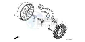 CB600FA9 UK - (E / ABS MKH) drawing GENERATOR