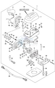 DF 200AP drawing Top Mount Single