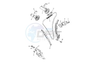 WR F 450 drawing CAMSHAFT -CHAIN