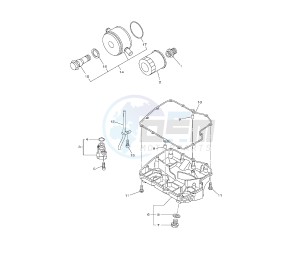 YZF R1 1000 drawing OIL CLEANER