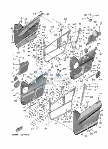 YXE1000EW YX10EPAM (B4M5) drawing SIDE COVER