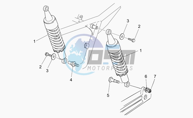 Rear shock absorber