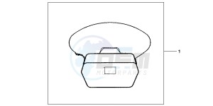 SH125D SH125i UK - (E) drawing INNERBAG TOPBOX