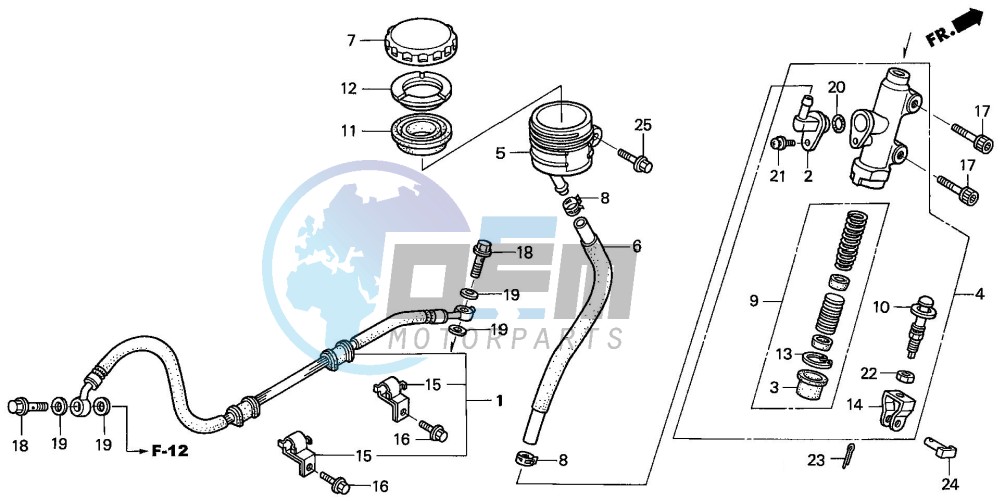 RR. BRAKE MASTER CYLINDER (NT650VW/X/Y/1)