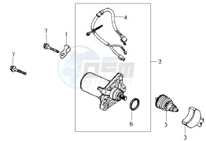 SHARK 50 drawing STARTER / OILPUMP