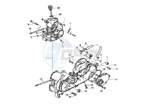 XQ MAXSTER 125 drawing CRANKCASE