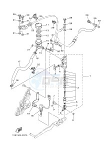 MT07A MT-07 ABS 700 (1XB3) drawing REAR MASTER CYLINDER