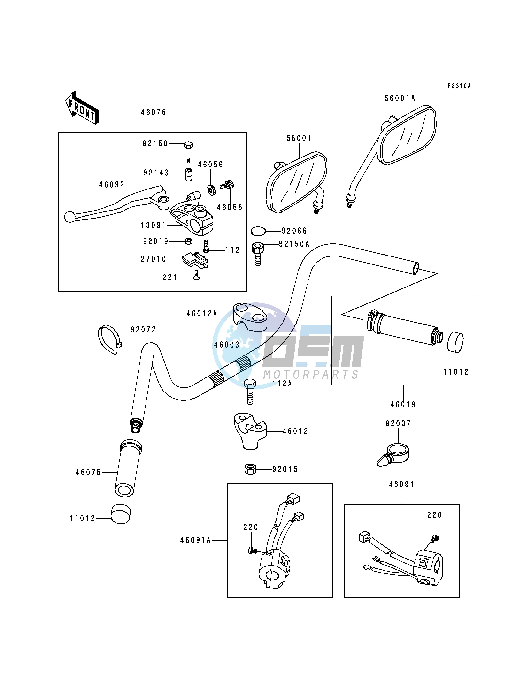 HANDLEBAR-- VN800-A3_A4_A5- -