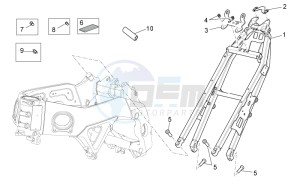 Tuono 1000 v4 R Std APRC drawing Frame II