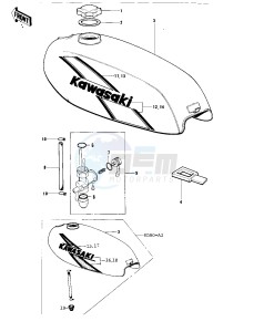 KD 80 A [KD80] (A1-A2) [KD80] drawing FUEL TANK