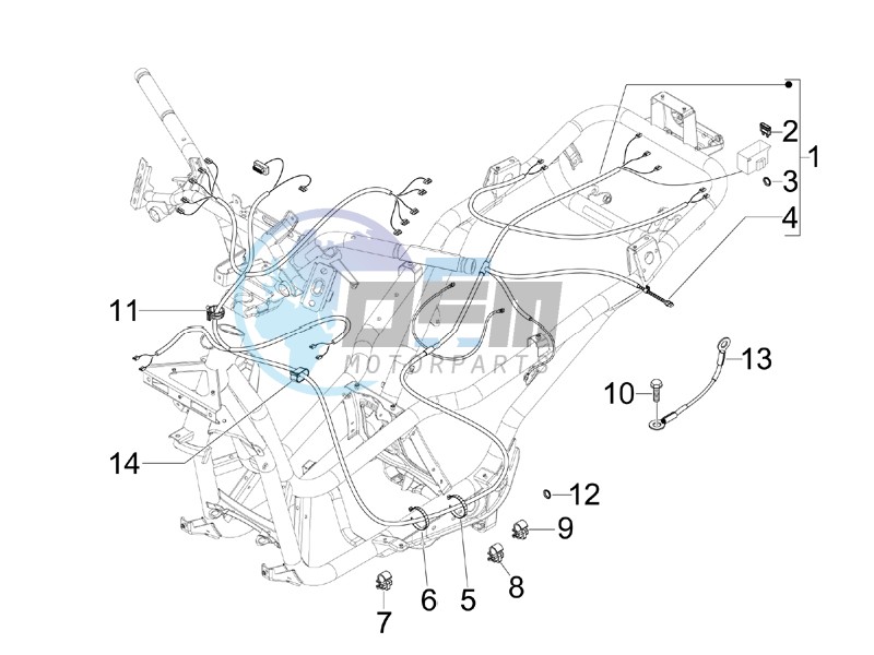 Main cable harness