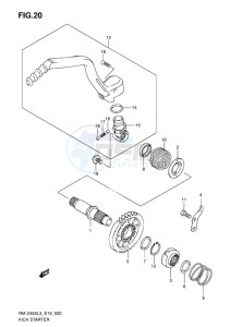 RM-Z450 EU drawing KICK STARTER