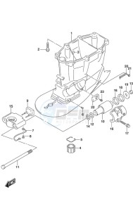 DF 250AP drawing Drive Shaft Housing w/Transom (X)