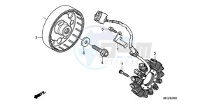 CB600F39 Spain - (SP / ST 25K) drawing GENERATOR