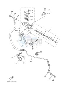 XT1200Z (2BS1 2BS2) drawing FRONT MASTER CYLINDER 2