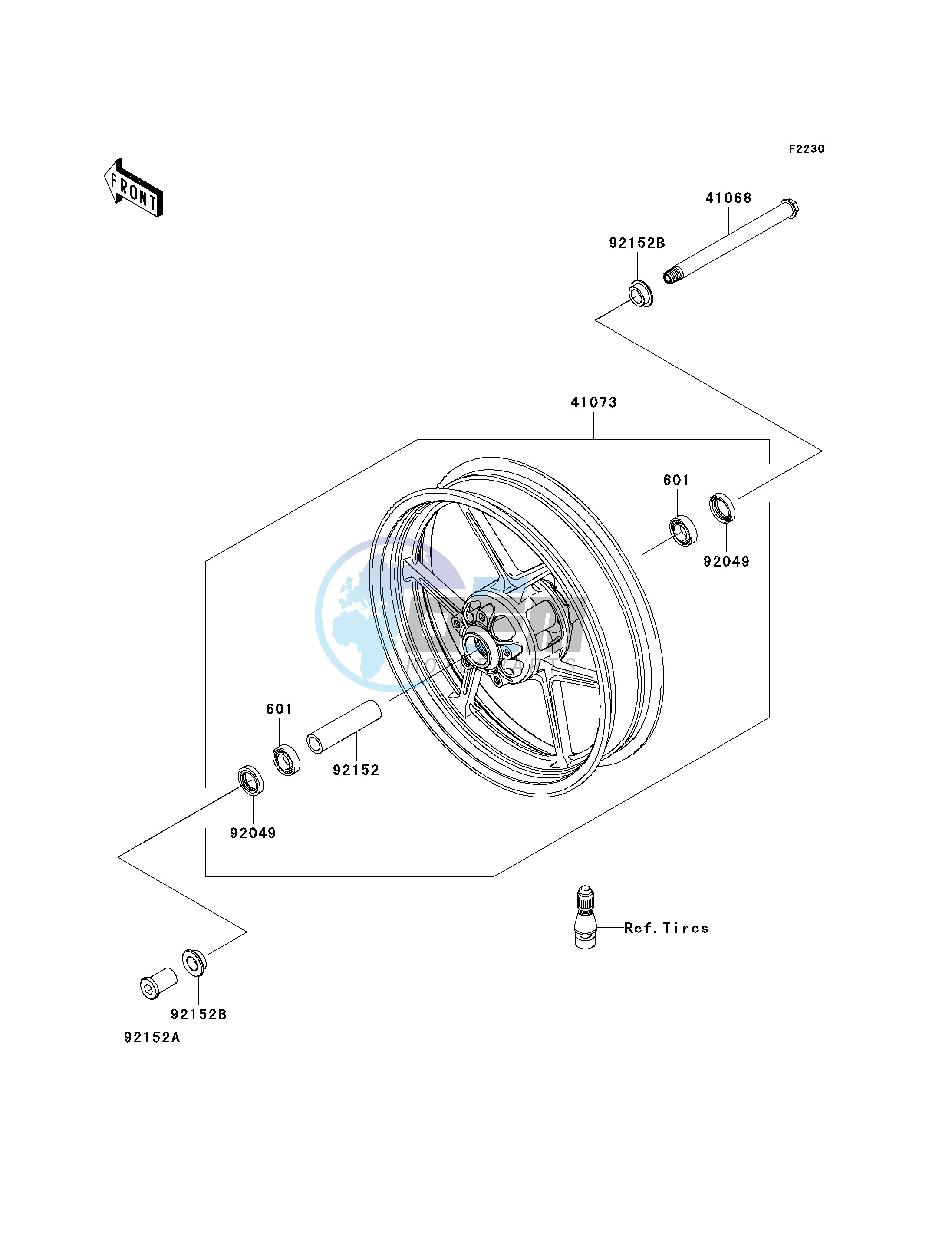 FRONT WHEEL