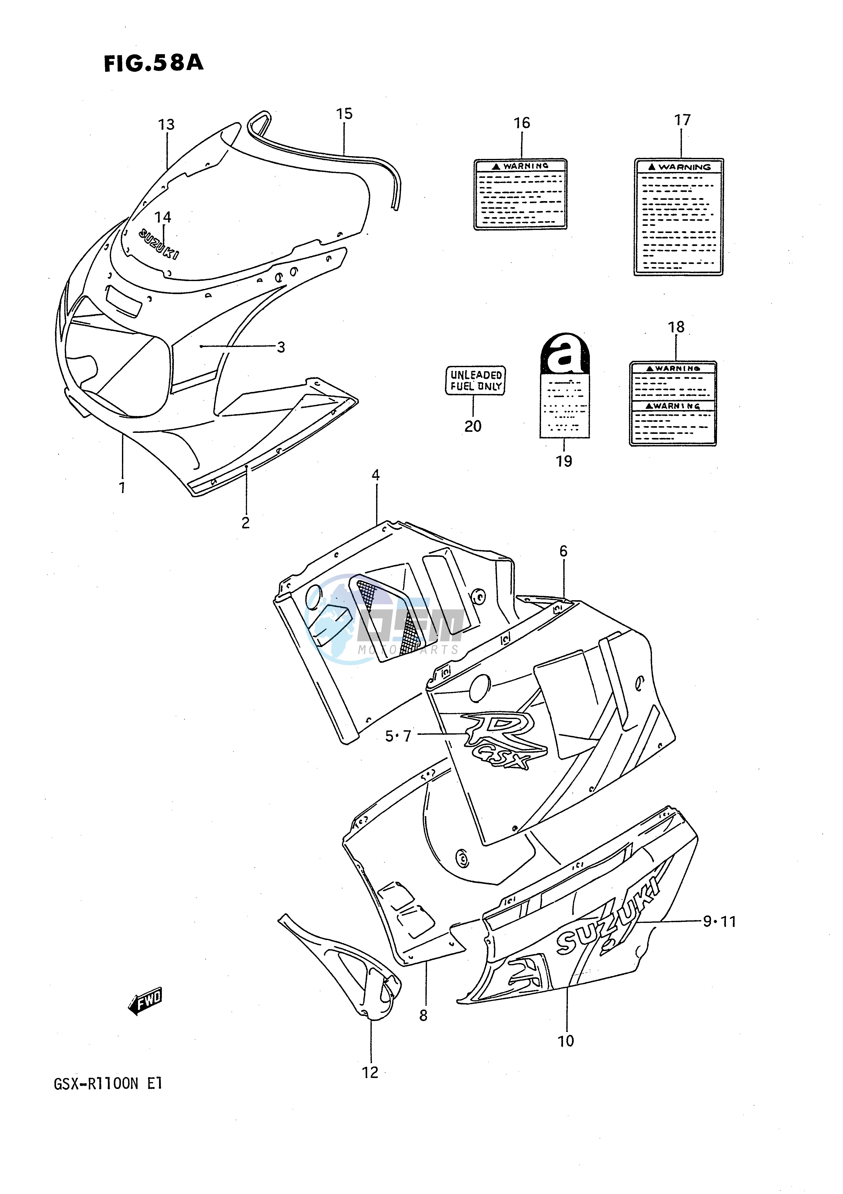 COWLING BODY (MODEL N)