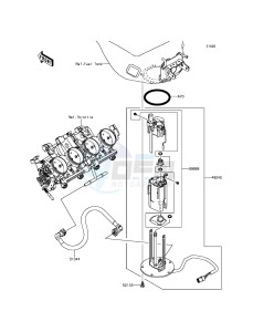 NINJA ZX-6R ZX600RGF FR GB XX (EU ME A(FRICA) drawing Fuel Pump