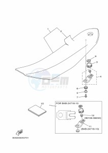 YZ85LW YZ85 (B0GG) drawing SEAT