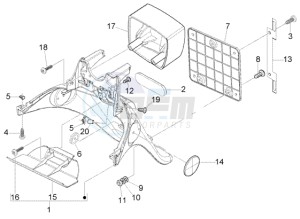 Fly 125 4t drawing Rear mudguard