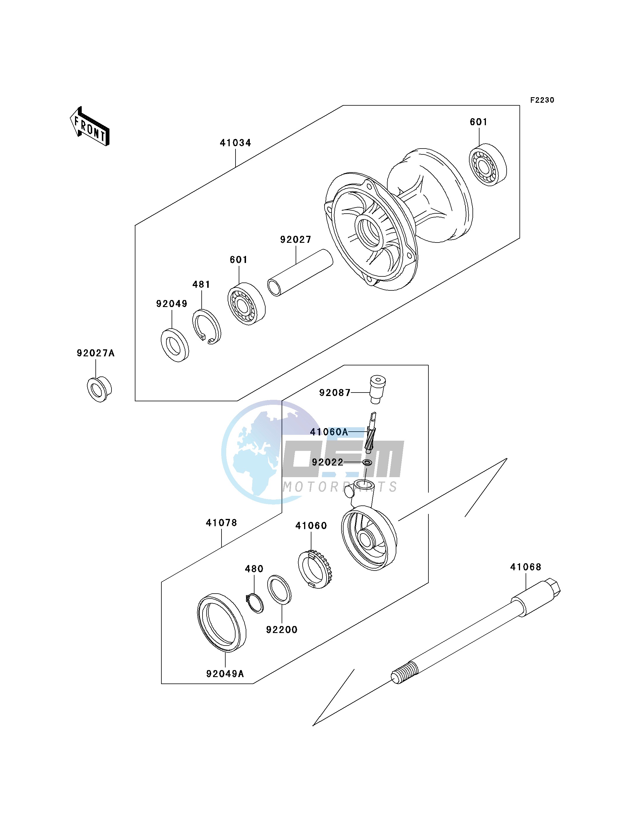 FRONT HUB