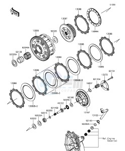 NINJA ZX-6R ZX636EGFA GB XX (EU ME A(FRICA) drawing Clutch