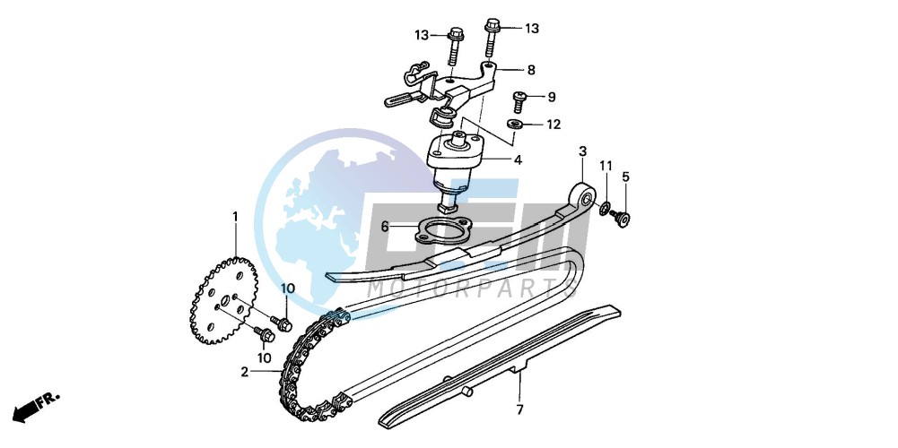 CAM CHAIN/TENSIONER