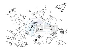 SENDA SM DRD RACING LTD - 50 CC VTHSR2A2B drawing BODY