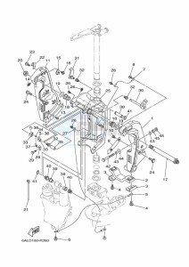 F225XA-2018 drawing FRONT-FAIRING-BRACKET