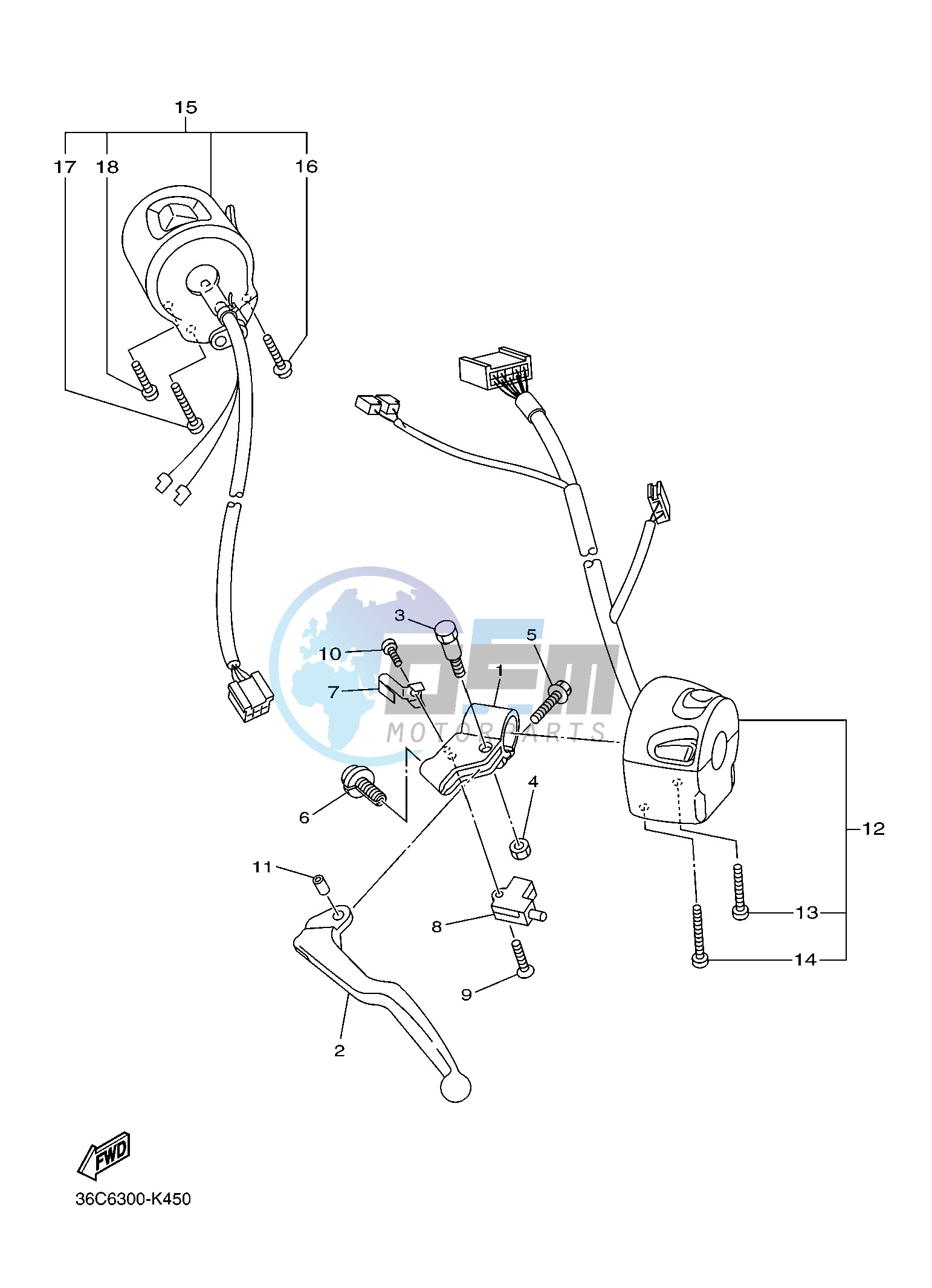 HANDLE SWITCH & LEVER