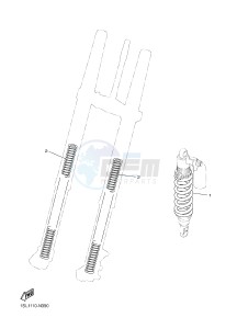 WR250F (2GBH) drawing ALTERNATE FOR CHASSIS