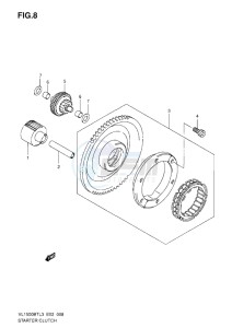 VL1500 BT drawing STARTER CLUTCH